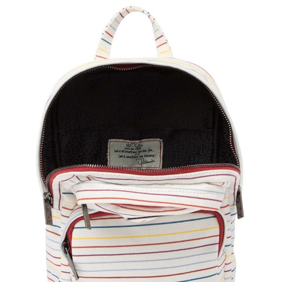 PEACE LOVE WORLD CONVERTIBLE SLINGBACK BACKPACK - Picture 6 of 8